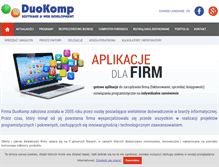 Tablet Screenshot of duokomp.pl